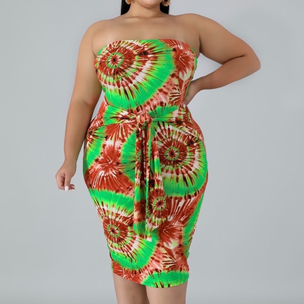 Summer Splash Midi Dress